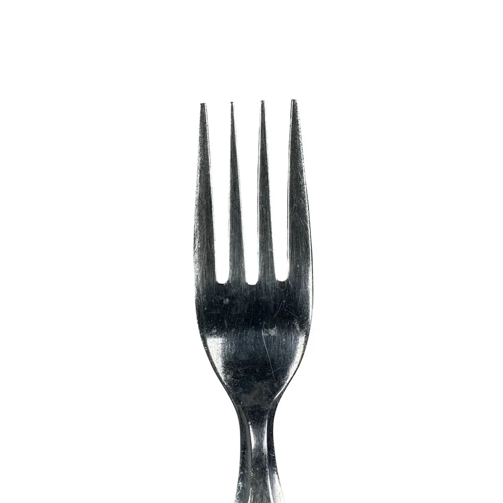 Washington Forge Mardi Gras Navy Blue Salad Fork Set of 9 Stainless Korea 7.25